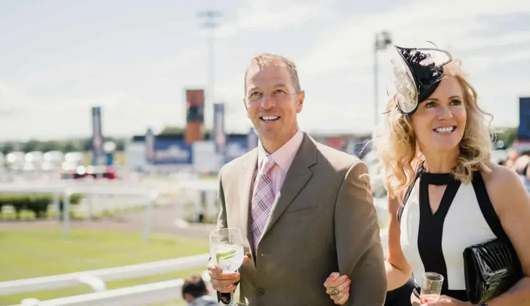 Couple at event